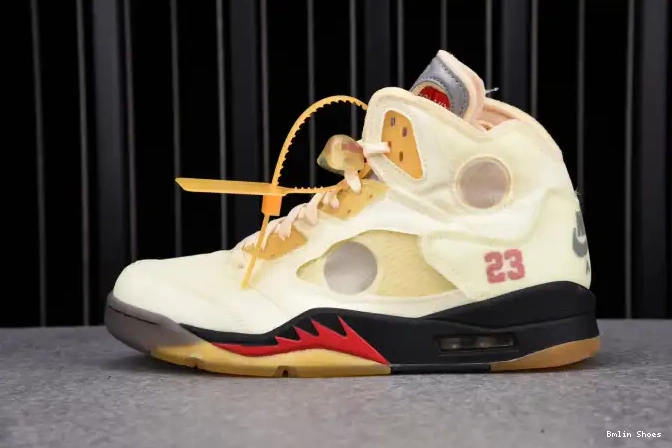 Retro Jordan 5 OFF-WHITE DH8565-100 Sail 0602